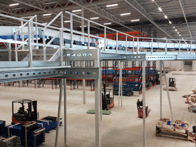 Two-storey warehouse - mezzanine in Norway 14